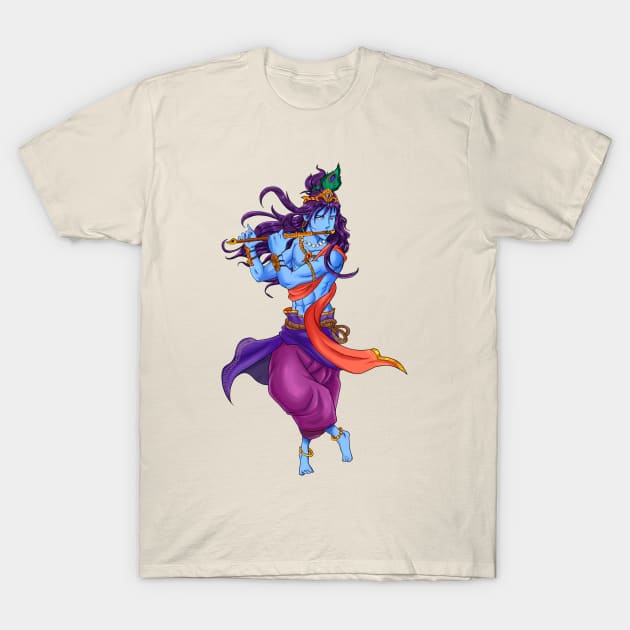 Krishna the Playful T-Shirt by jazylh